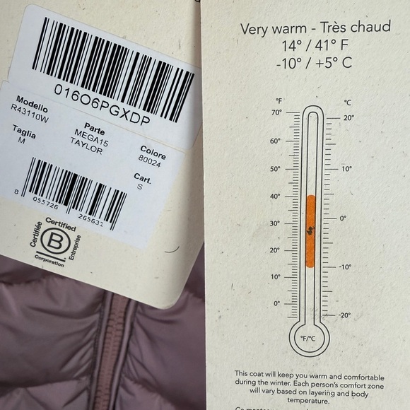 Save the Duck NWT Taylor Ultra Light Puffer Jacket M - Synthetic Down, Long - Picture 3 of 15